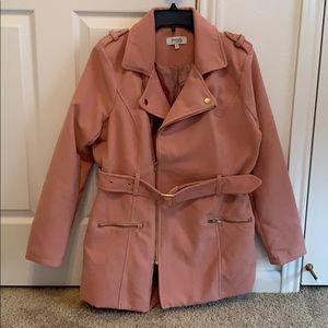 CHARLOTTE RUSSE Belted coat